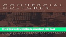 [Read  e-Book PDF] Commercial Cultures: Economies, Practices, Spaces (Leisure, Consumption and