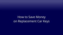 Replacement Keys For Cars in Orem, UT