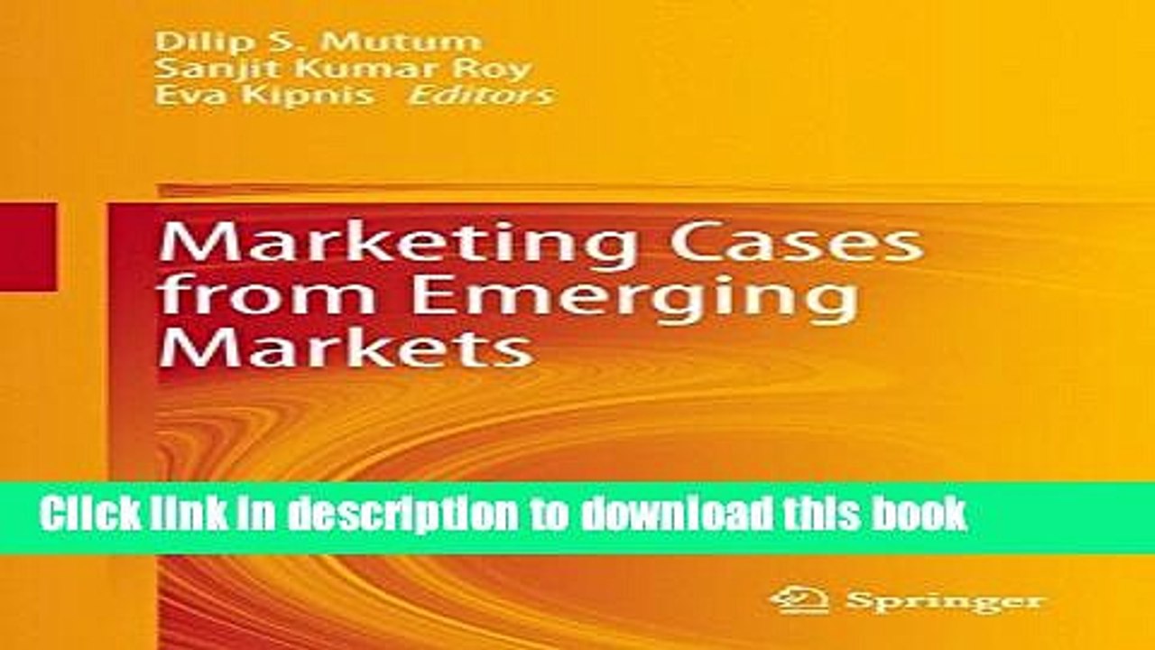 [Read  e-Book PDF] Marketing Cases from Emerging Markets  Read Online