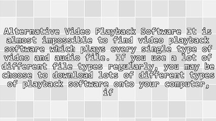 Video Converter Software Vs Alternative Video Players