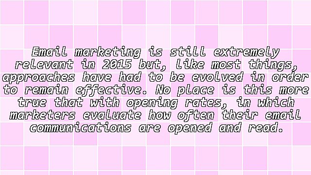 How to Get Your Emails Opened in 2015