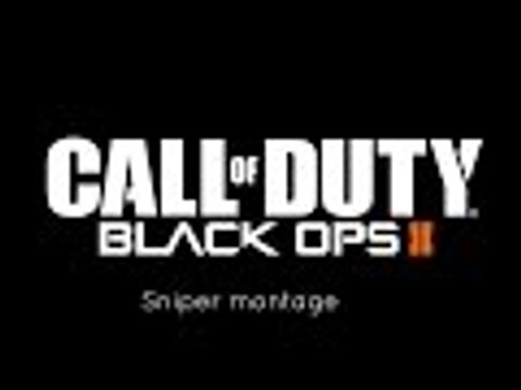 Call of Duty Black Ops II sniper montage