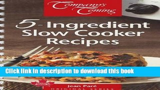 Ebook 5-Ingredient Slow Cooker Recipes (Original Series) Free Online