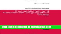 [PDF] Occupational and Residential Segregation (Research on Economic Inequality) Free Books