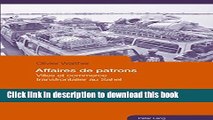 [PDF] Affaires de patrons: Villes et commerce transfrontalier au Sahel. PrÃ©face de Denis