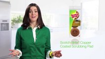 Scotch-Brite® Copper Coated Scrubbing Pads - How To