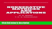 Ebook Nonnegative Matrices and Applications (Encyclopedia of Mathematics and its Applications)