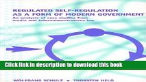 [PDF] Regulated Self-Regulation as a Form of Modern Government: A Comparative Analysis with Case