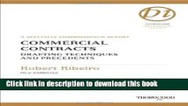 [PDF] Commercial Contracts: Drafting Techniques and Precedents (Thorogood Reports) Free Books