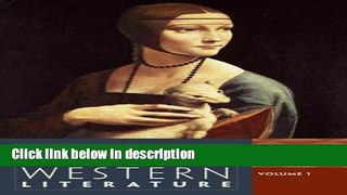 Ebook The Norton Anthology of Western Literature, Vol. 1 Free Online