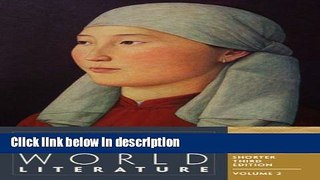 Books The Norton Anthology of World Literature (Shorter Third Edition)  (Vol. 2) Full Online