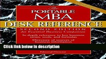 Books The Portable MBA Desk Reference: An Essential Business Companion (The Portable MBA Series)