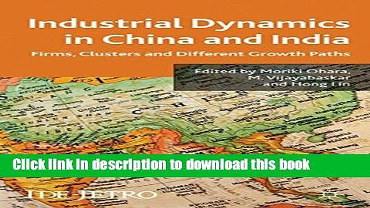 [PDF] Industrial Dynamics in China and India: Firms, Clusters, and Different Growth Paths