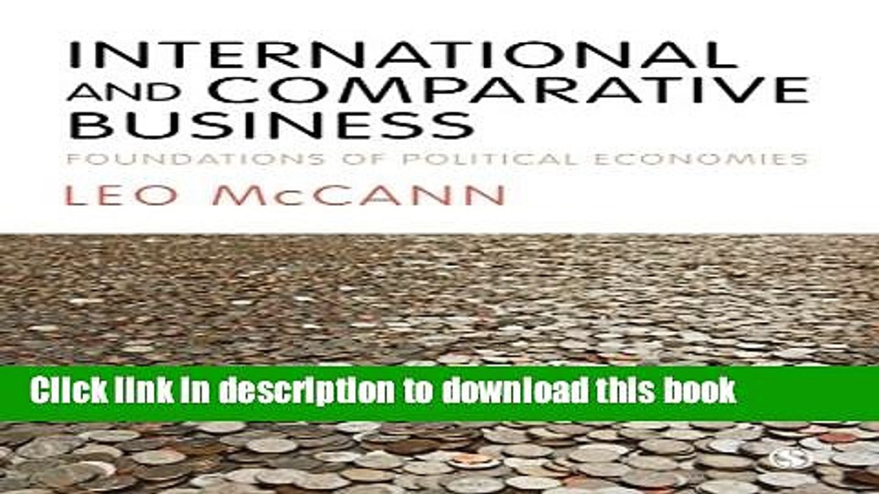 [Download] International and Comparative Business: Foundations of Political Economies Free Books