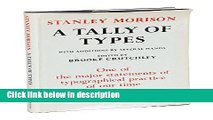 Books A Tally of Types Free Online