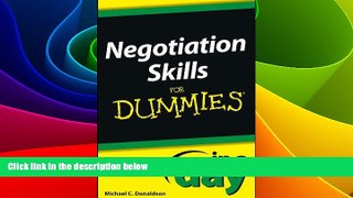 READ FREE FULL  Negotiating Skills In a Day For Dummies  READ Ebook Full Ebook Free