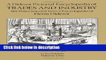 Books A Diderot Pictorial Encyclopedia of Trades and Industry, Vol. 1 (Dover Pictorial Archives)