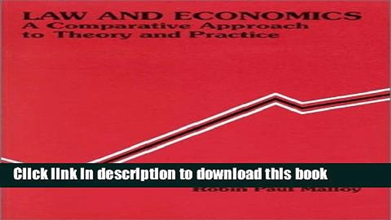 [PDF] Malloy s Law and Economics: A Comparative Approach to Theory   Practice (American Casebooks)