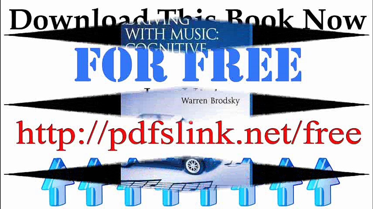 Download Driving With Music Cognitive-Behavioural Implications Human Factors in Road and Rail Transport Pdf