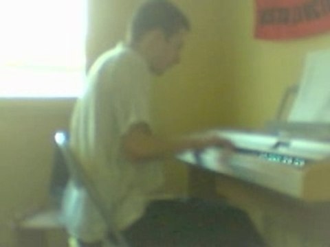 Imagine John Lennon chanson impro piano webcam
