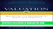 [PDF] Valuation + DCF Model Download: Measuring and Managing the Value of Companies (Wiley