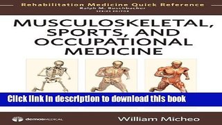 Books Musculoskeletal, Sports and Occupational Medicine (Rehabilitation Medicine Quick Reference)