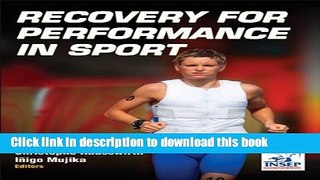 Ebook Recovery for Performance in Sport Full Online