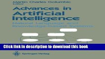 Ebook Advances in Artificial Intelligence: Natural Language and Knowledge-based Systems Full