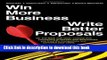 Ebook Win More Business - Write Better Proposals Full Online