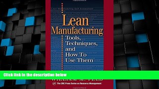 Big Deals  Lean Manufacturing: Tools, Techniques, and How to Use Them (Resource Management)  Best