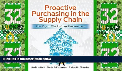 Must Have  Proactive Purchasing in the Supply Chain: The Key to World-Class Procurement  READ