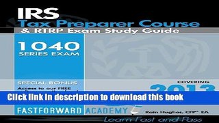 Books IRS Tax Preparer Course    RTRP Exam Study Guide 2013 Free Online