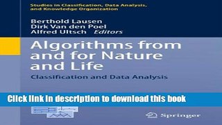 Ebook Algorithms from and for Nature and Life: Classification and Data Analysis (Studies in