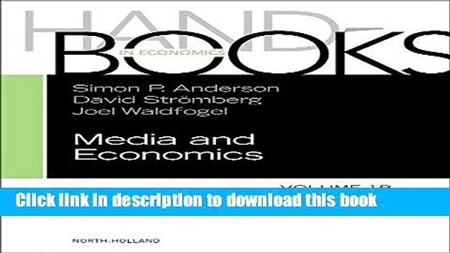 [Download] Handbook of Media Economics, vol 1B, Volume 1B (Handbooks in Economics) Free Books
