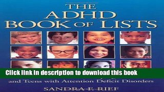 Ebook The ADHD Book of Lists: A Practical Guide for Helping Children and Teens with Attention