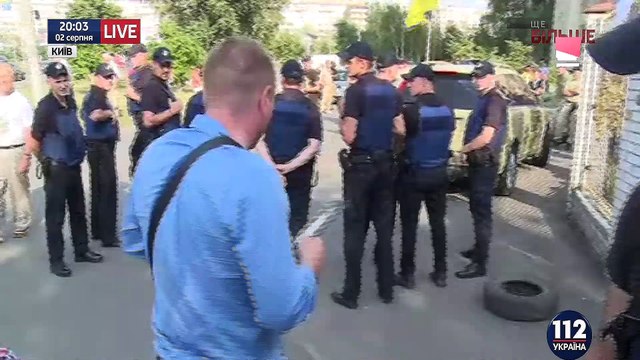 Столкновения возле суда над бойцами Торнадо- 02. 08. 2016 г.