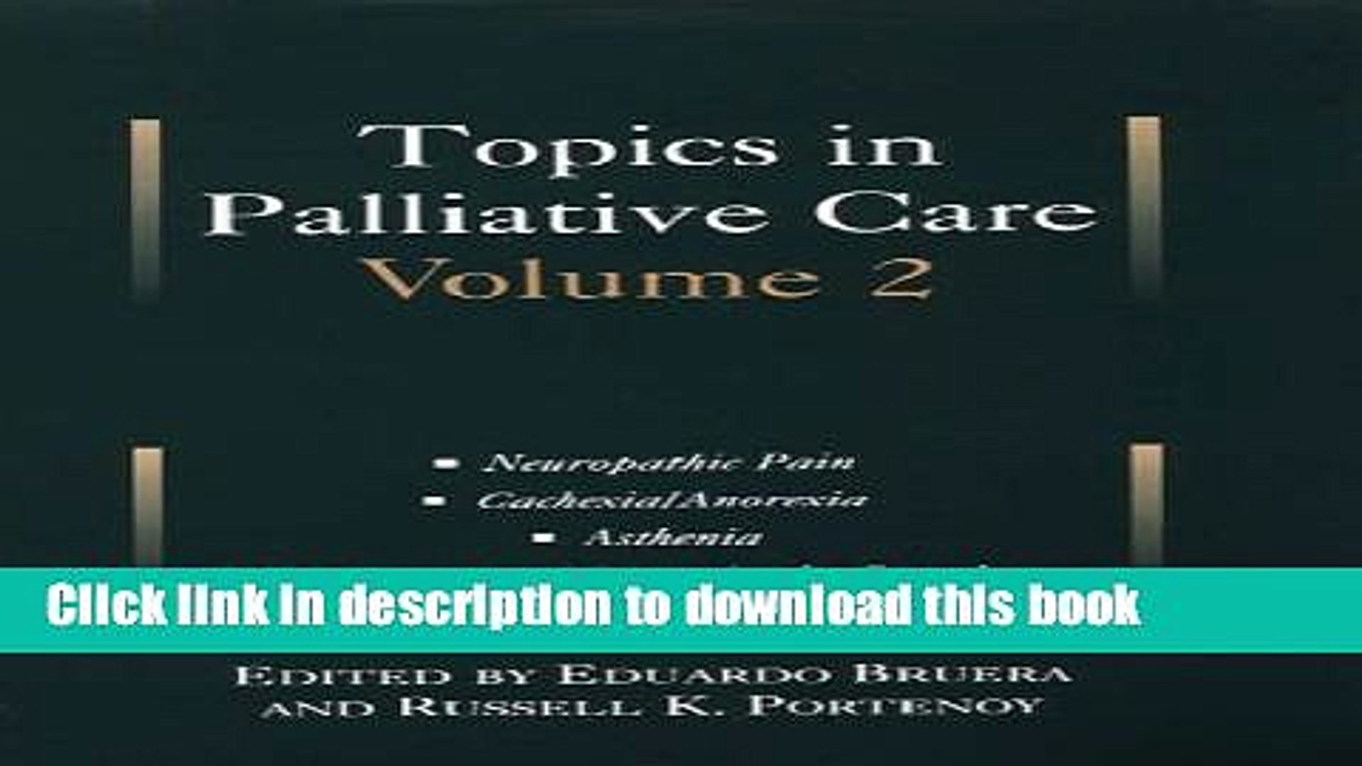 ⁣Books Topics in Palliative Care: Volume 2 (Topics in Palliative Care Series) Full Online