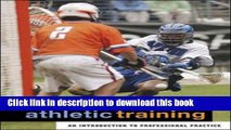 Ebook Athletic Training:  An Introduction to Professional Practice with eSims Bind-in Card Full