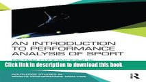 Ebook An Introduction to Performance Analysis of Sport (Routledge Studies in Sports Performance