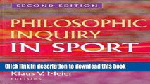 Books Philosophic Inquiry in Sport Full Online