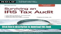 Ebook Surviving an IRS Tax Audit Free Online
