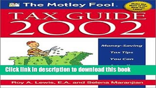 Ebook The Motley Fool Tax Guide: Money Saving Tax Tips You Can Actually Understand Free Online