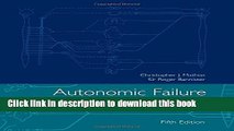 Ebook Autonomic Failure: A Textbook of Clinical Disorders of the Autonomic Nervous System Free