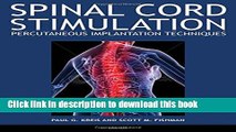 Books Spinal Cord Stimulation Implantation: Percutaneous Implantation Techniques Free Online