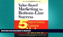 FAVORIT BOOK Value-Based Marketing for Bottom-Line success : 5 Steps to Creating Customer Value