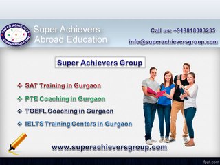 Ensure of the best PTE coaching in Gurgaon