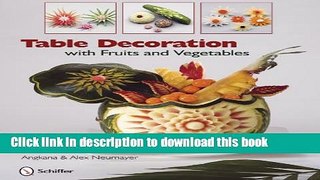 Books Table Decoration with Fruits and Vegetables Free Online