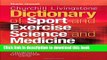 Ebook Churchill Livingstone s Dictionary of Sport and Exercise Science and Medicine, 1e Free Online
