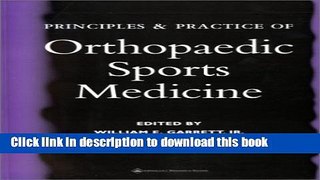 Ebook Principles and Practice of Orthopaedic Sports Medicine Free Online