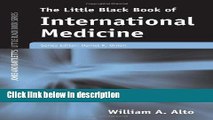 Books Little Black Book Of International Medicine (Jones and Bartlett s Little Black Book) Full